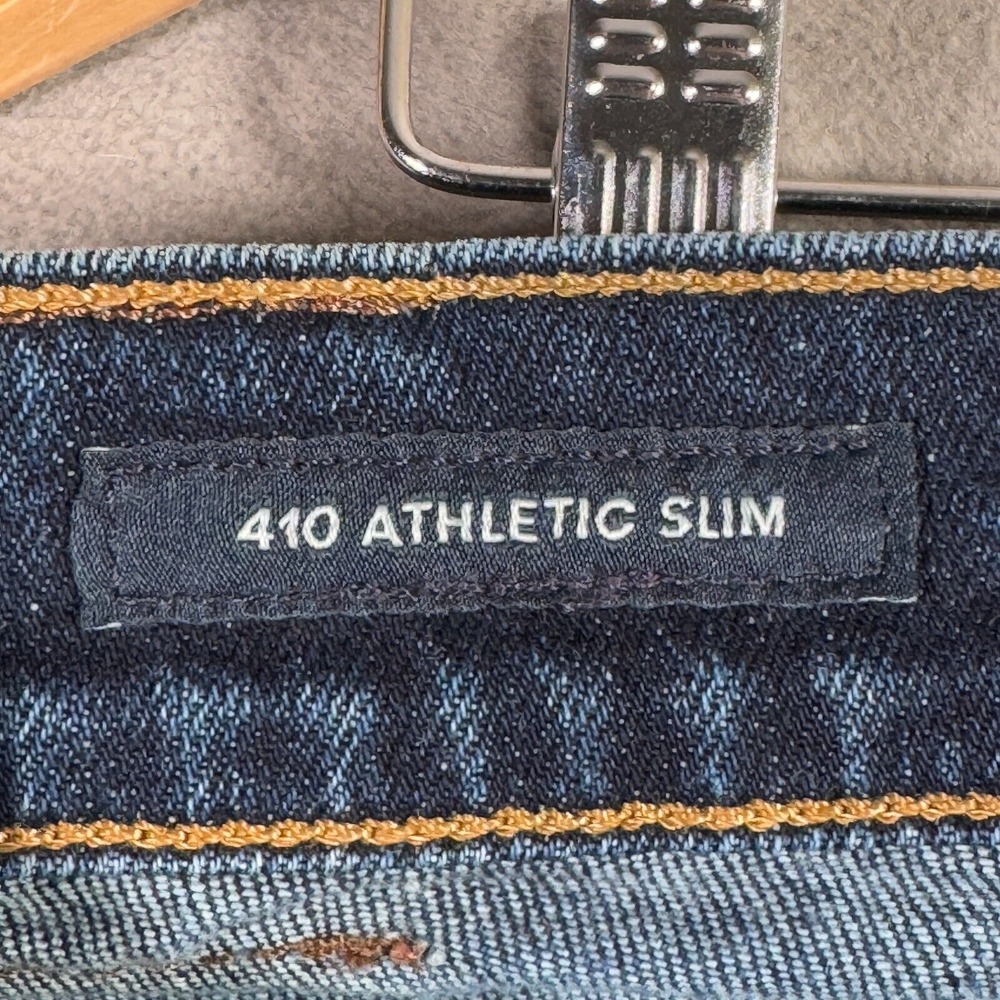 Lucky Brand Jeans Mens 40x32 Blue 410 Athletic Slim‎ Straight Medium Wash Denim - Picture 10 of 16